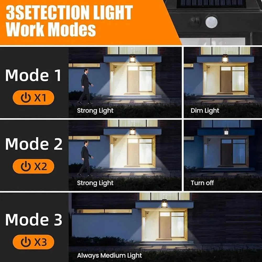 DLC - Solar Wall Lamp  مصباح الحائط الشمسي DLC