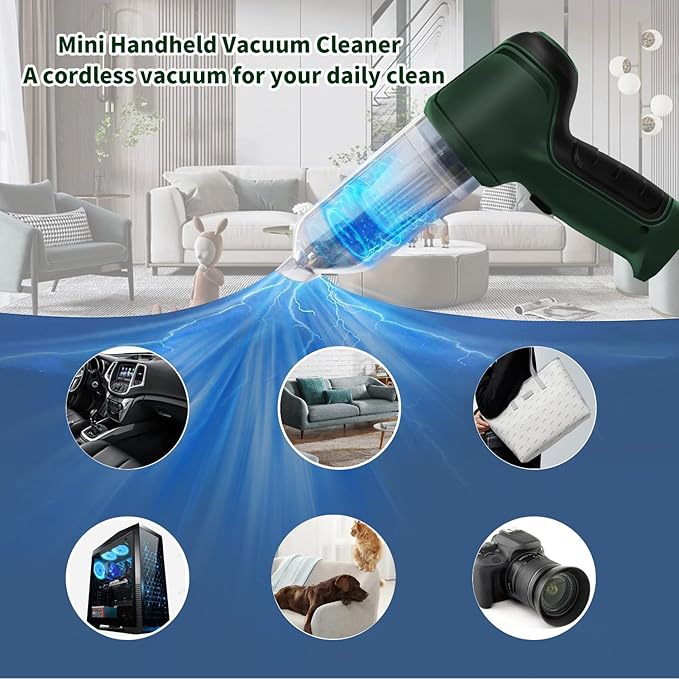 Handheld Mini Vacuum Cleaner | مكنسة كهربائية لاسلكية محمولة صغيرة