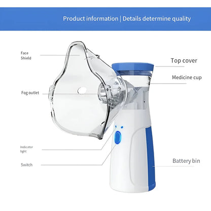Compact Mesh Nebulizer  جهاز نيبولايزر شبكي محمول