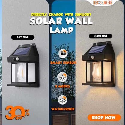 DLC - Solar Wall Lamp  مصباح الحائط الشمسي DLC